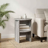 Side Cabinet Grey Sonoma 40 x 50 cm Engineered Wood 899828