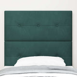 Headboard Wall-mounted with Headboard Dark green 90 cm Velvet 3337805