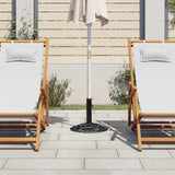 Umbrella Base Black 40x40x32 cm Cast Iron 317755