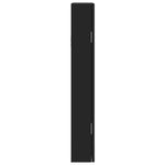 Mirror Jewellery Cabinet with LED Lights Wall Mounted Black 353230