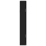 Mirror Jewellery Cabinet with LED Lights Wall Mounted Black 353230