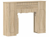 Fireplace Surround Sonoma Oak 93 x 20 x 89 cm Engineered Wood 8006626