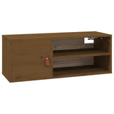 Wall Cabinets 2 pcs Honey Brown 80x30x30 cm Solid Wood Pine 818392