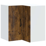 Kitchen Wall Corner Cabinet Kalmar Smoked Oak Engineered Wood 853622