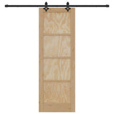 Sliding Door ORKDAL Natural 73.5 x 211 cm Solid Pine Wood 3445549