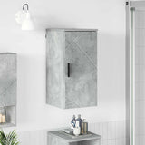 Bathroom Cabinet Wall-mounted Concrete Grey 30 x 31.5 x 61 cm 883347