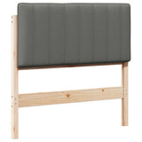 Upholstered Headboard with Headboard Brown and Light Grey 90 cm 880198