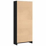 Bookshelf Black Oak 60 x 24 x 143 cm Engineered Wood 862467