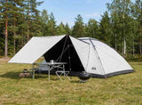 Camping Tent with Roof White Blackout 335 x 275 x 180 cm 42028656