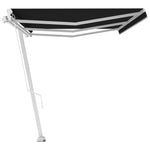 ZNTS Freestanding Manual Retractable Awning 600x350 cm Anthracite 3069679