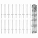 Wild Fence with Posts 100 x 0.8 m 3337166
