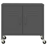 336267 Storage Cabinet Anthracite 60x35x56 cm Steel