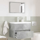 Bathroom Furniture Set Concrete Grey 60 x 38.3 x 45 cm 876035
