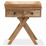 244952 Side Table Solid Mango Wood 65x40x76 cm