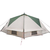 Teepee Tent 8-Person Green and White 490 x 410 x 210 cm 42004068