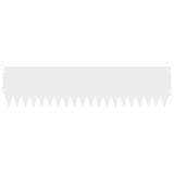 Lawn Edging 10 pcs 103 x 25 cm Steel White 8008492
