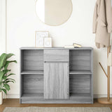 Sideboard with Drawer Grey Sonoma 101x35x76 cm Engineered Wood 861567