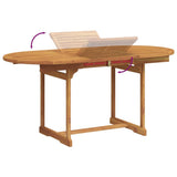 7 Piece Garden Dining Set Solid Wood Acacia and Textilene 3279297