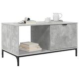 Coffee Table Concrete Grey 90 x 49 x 46 cm Engineered Wood 883447