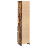 Highboard Smoked Oak 37.5x35x180 cm Engineered Wood 861665