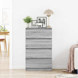 Sideboard Grey Sonoma 60x35x98.5 cm Engineered Wood 815076
