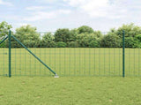Welded Wire Fence with Spikes 25 x 1 m PVC-Coated Steel 3350599