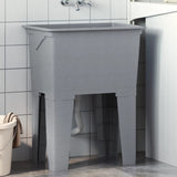 Laundry Tub Grey 59x41x75 cm Resin 4002800