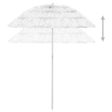 Hawaii Beach Parasol White 180 cm 314700