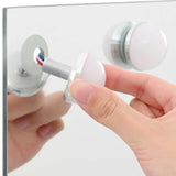 LED Vanity Mirror White 58 x 10 x 47 cm Glass and Steel 42020527