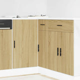 Kitchen Base Cabinet Lyon Sonoma Oak Engineered Wood 854291