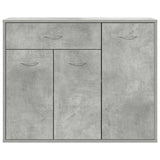 800679 Sideboard Concrete Grey 88x30x70 cm Engineered Wood