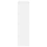 Bookcase White 100x33x125.5 cm Engineered Wood 3309330