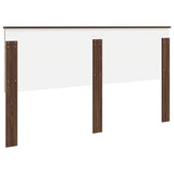 Headboard with Headboard Brown Oak 180 cm Engineered wood 887733