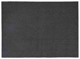 Rug ORIZ Black Mesh Pattern 200 x 200 cm 100% Polyester 42050340