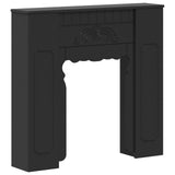 Fireplace Surround Black 93 x 20 x 89 cm Engineered Wood 8006625