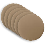 Throw Pillow 6 pcs HEERLEN Taupe Dia. 50 cm Polyester 929496