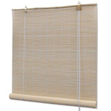 Bamboo Roller Blinds 4 pcs 120x160 cm Natural 278743