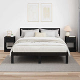 End Table 2 pcs Black Oak 30.5 x 30 x 45 cm Engineered Wood 890899