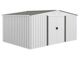 Metal Bike Shed, Mobility Scooter Shed House with Foundation Kit, Ventilation, Doors, 9 x 6FT, T3398P318719