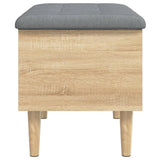 Storage Bench Sonoma Oak 62x42x46 cm Engineered Wood 835070