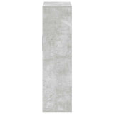 Book Cabinet Concrete Grey 66x31x112 cm Engineered Wood 860304
