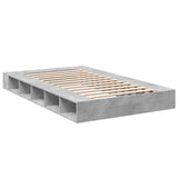 Bed Frame without Mattress Concrete Grey 135x190 cm Double 3280499