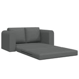 Sofa Bed Dark grey 148 x 71 x 83 cm Fabric 4106674