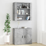 Highboard Concrete Grey Engineered Wood 3185363