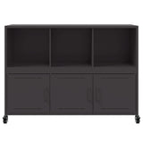 Sideboard Black 100.5x39x72 cm Steel 846734