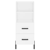 Highboard White 34,5x34x180 cm Engineered Wood 3200265