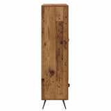 Highboard Old Wood 69.5 x 31 x 115 cm Engineered Wood and Glass 882505