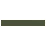 Lawn Edgings 10 pcs Olive Green 15x103 cm Cold-rolled Steel 860145