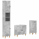 3 Piece Bathroom Cabinet Set ALKMAAR Engineered Wood 3417831