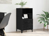 Sideboard Black oak 34 x 34.5 x 90 cm Engineered wood 880954